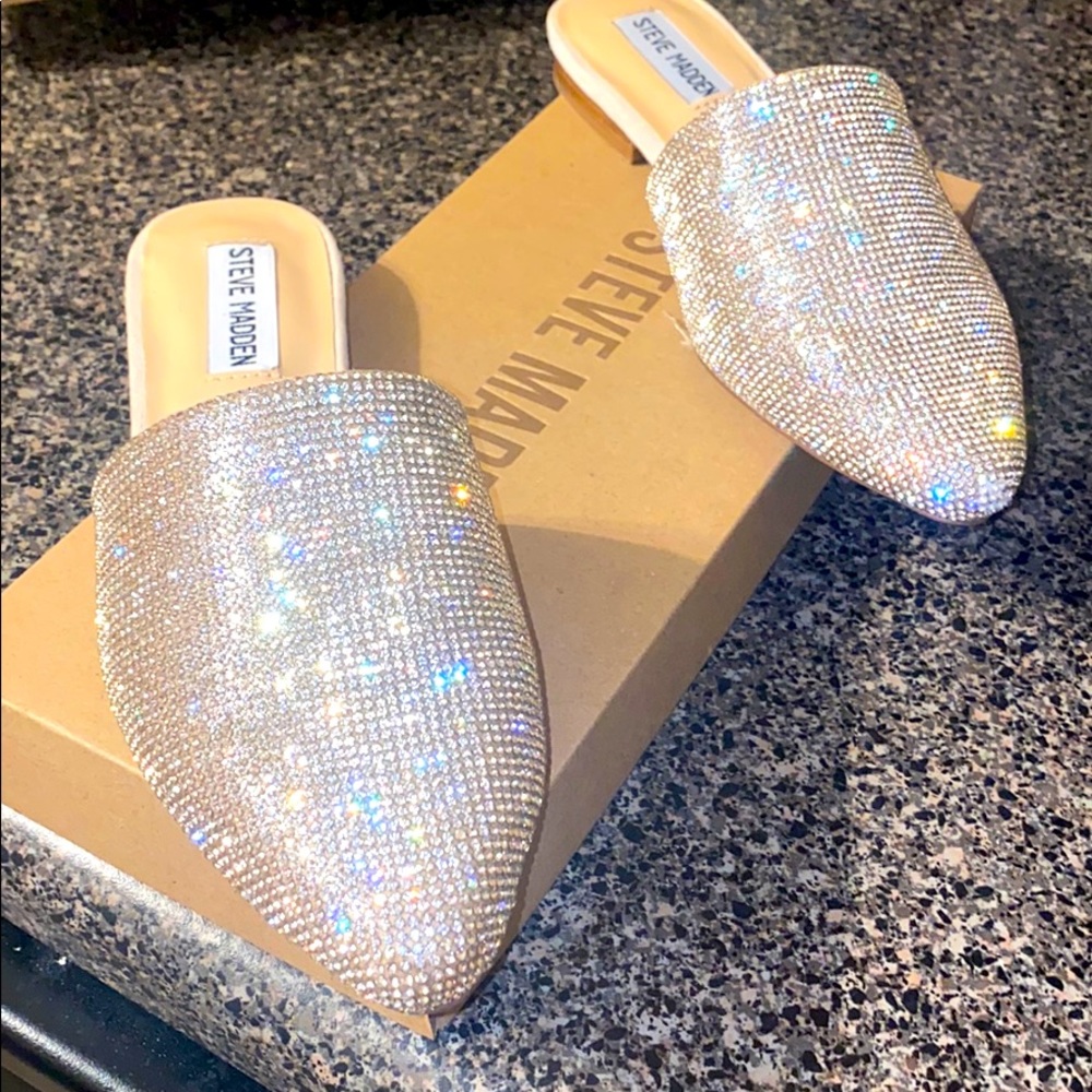 Rhinestone Steve Madden Flats